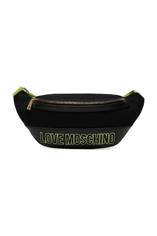 Love Moschino Kadın Bel Çantası Jc4040pp1ılf100a Siyah - Yeşil