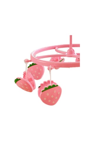 Çorap, İç Çamaşırı, Küçük Giysiler İçin Pembe Çilek Plastik Askılı Kurutma Askısı Diğer