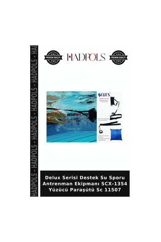 Delux Serisi Destek Su Sporu Antrenman Ekipmanı Scx-1354 Yüzücü Paraşütü Sc 11507 Çok Renkli