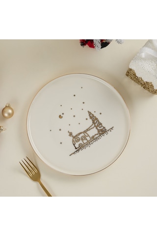 Aryıldız New Year Feast Pasta Tabağı 21 Cm Çok Renkli