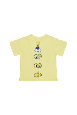 Tweety Kız Çocuk 6-9 Yaş Tişört - Sarı