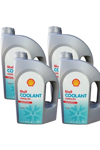 Shell Longlife Konsantre Kırmızı Antifriz 4 X 3 Litre