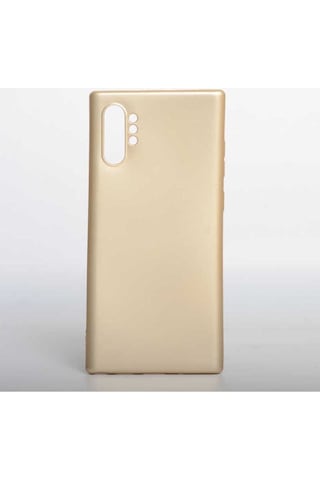 Galaxy Note 10 Plus Kılıf Zore Premier Silikon Kapak Gold