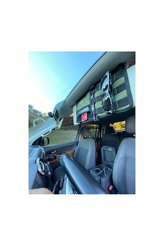 Güneşlik Taktikal Tip Kumaş Molle Panel Organizer Otomobil,picku