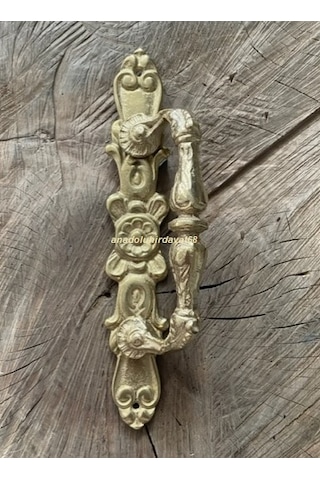 Dmr Parlak Sarı Demir Kapı Kulpu Pirinç Ahşap Kapı Kulpu Kapı Çekme Kolu