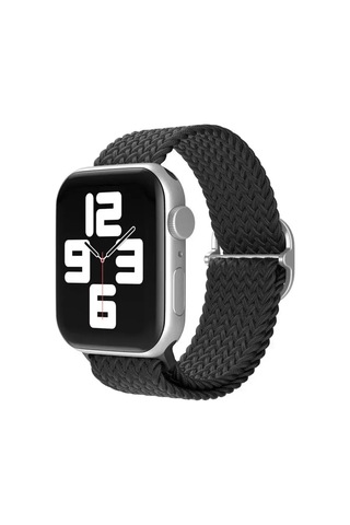 Newface Apple Watch Uyumlu 38mm Star Kordon - Siyah