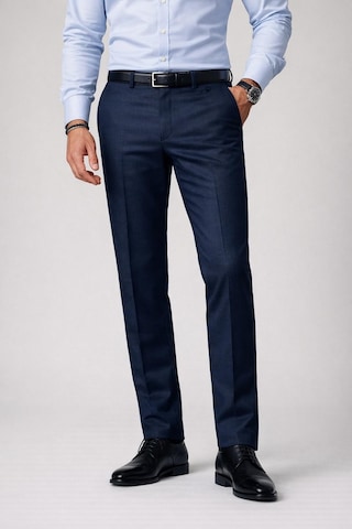 Classics Men Caserta Klasik Fit Likralı Erkek Kanvas Pantolon - 7516 Lacivert