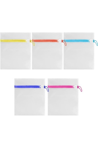 Filem Bebek Yetişkin Çamaşır Yıkama Filesi Renkli Fermuarlı Çok Renkli