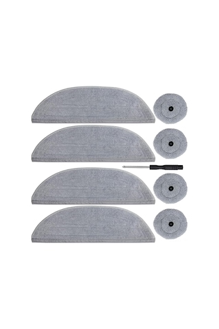 Youmex Roborock S8 Max Ultra Robot Süpürge Aksesuarları: G20s Ana Fırça, Yan Fırça, Filtre Ve Bezi Seti