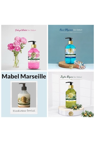 Mabel Marseille Sıvı Sabun Tanışma Seti 4 x 500 ML