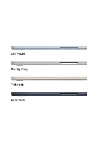 Apple Macbook Air MC7A4TU/A M4 16 GB 256 GB SSD 15.3" macOs Dizüstü Bilgisayar