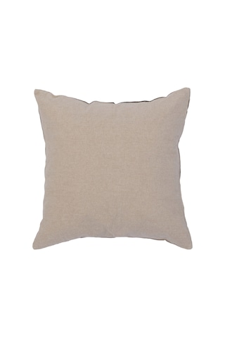 Yargıcı Çiçek Desenli Keten Pamuk Kare Yastık 50x50 Cm 26knht1011c St