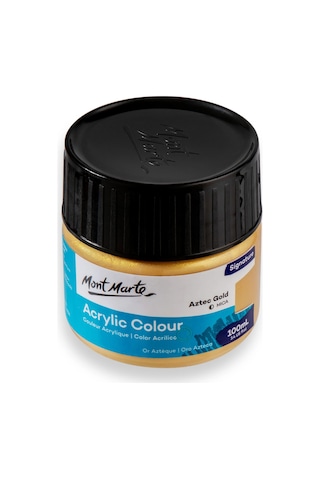 Akrilik Renkli Boya Signature 100ml - Aztec Gold Çok Renkli
