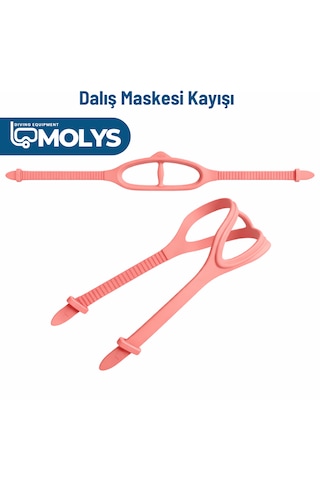 Molys Dalış Maskesi Kayışı Pembe
