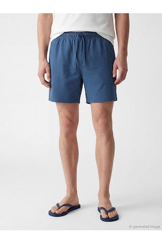 Lcw Swımwear İndigo Kısa Boy Erkek Deniz Şortu