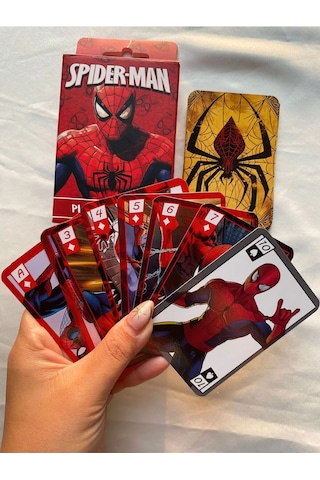 Spıderman Iskambil Kağıdı Yüksek Baskı Kalitesinde Koleksiyon Ürünü 52 Deste