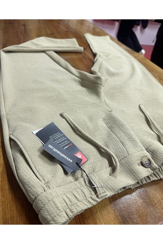 Demente 944 Erkek Kayra Kumaş Beli Lastikli Jogger 001