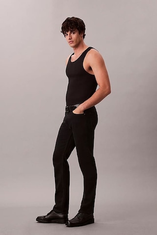Calvin Klein Erkek Slim Straight Kesim 5 Cepli Jean Pantolon - Siyah Evenıng Blue
