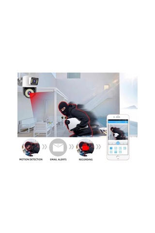 Buğz Çift Lensli Dış Mekan Wi-fi Kamera
