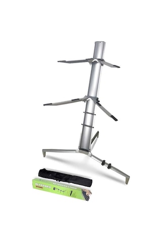 Lastvoice Ks-20gr Silver Profesyonel Ultimate Org Standı Sehpası Çift Katlı Çantalı