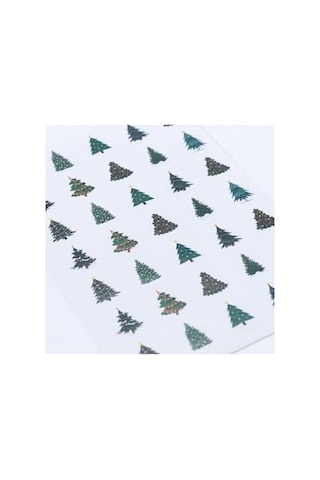 Sticker, Yılbaşı Çam Ağacı, 3 Cm, 700 Adet