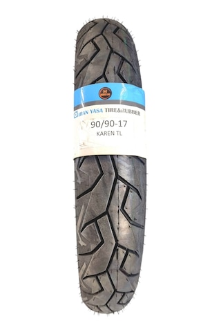 Yasa Motosiklet Dış Lastiği 90/90-17tl Karen Dubleks Tl İç Lastiksiz Ön/arka Yol 2023 Yılı Üretim