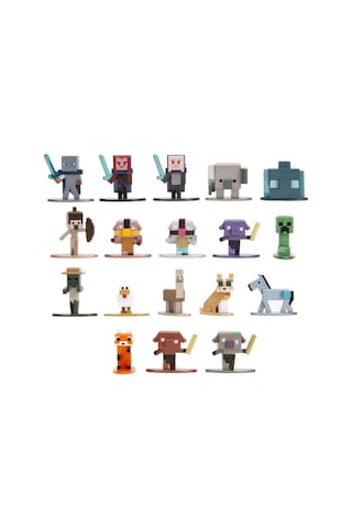 Jada Minecraft Legends Multi Pack Nanofigs Wave 9 Smb-253265011