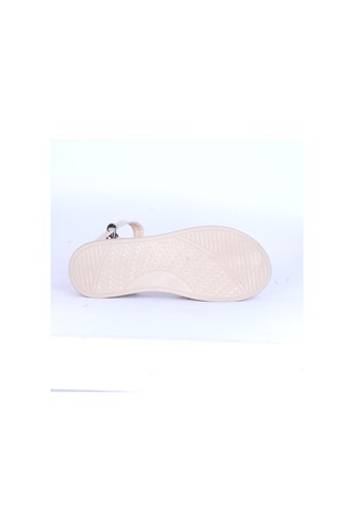 Moda Ayakkabı 148 Ortopedik Kadın Sandalet Ayakkabı Krem