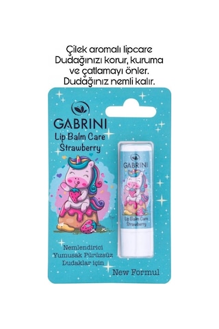 Gabrini Lip Balm Care Strawberry Dudak Bakım Kremi