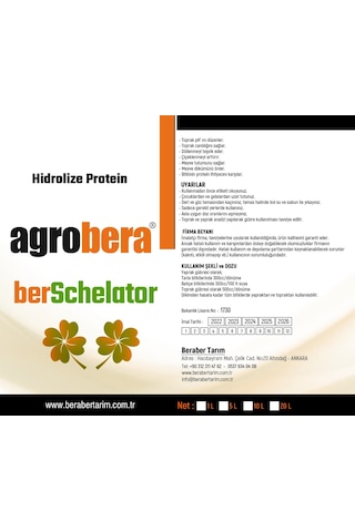 Agrobera Hidrolize Protein 20 L