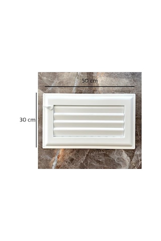 Ubm 30x50 Banyo Wc Havalandırma Menfezi Yapışkanlı Cam Menfez Hediyeli