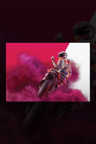 Moto Gp Motor Yarışı Kanvas Tablo