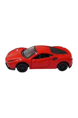 Çek Bırak Metal Araba - 4311b - Kırmızı Lisinya Çok Renkli