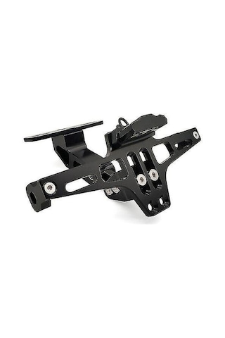 Ranyeek Motosiklet Plaka Tutucu - Cnc Alüminyum - Evrensel Uyum - Siyah - Dayanıklı Tasarım