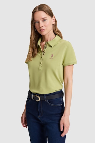 U.s. Polo Assn. Kadın Çağla Tişört Basic 50321798-vr016 Cagla