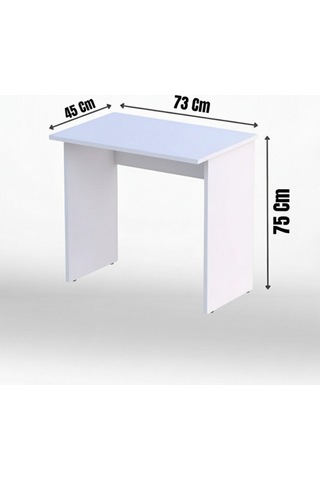 Premium Mdf Malzeme Çalışma Masası Bilgisayar Laptop Masası Ofis Genç Odası Beyaz