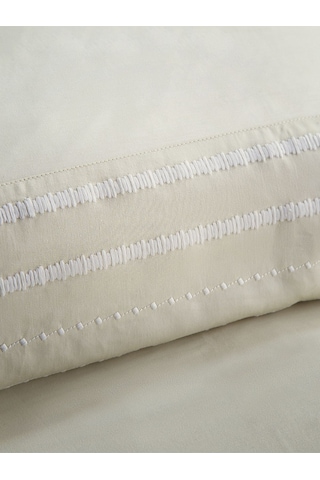 Elegance Runa Pamuk Saten Nevresim Takımı Bej Çift Kişilik Bej