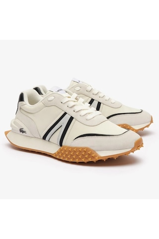 Lacoste L-spin Deluxe Leather Mens Sneaker Hakiki Deri Erkek Günlük Spor Ayakkabı Krem