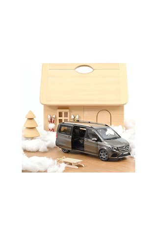 Norev 183873 1/18 Mercedes-benz V-class Amg-line 2018 Indiyum Grey