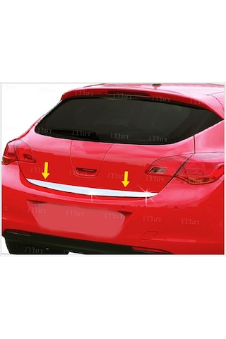 Opel Astra J Hb Krom Bagaj Alt Çıta 2009-2015 Paslanmaz Çelik N11.5793