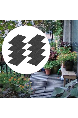 Suntek 8 Adet Kılcal Mat Siyah Bahçecilik İçin Otomatik 33x20-cm