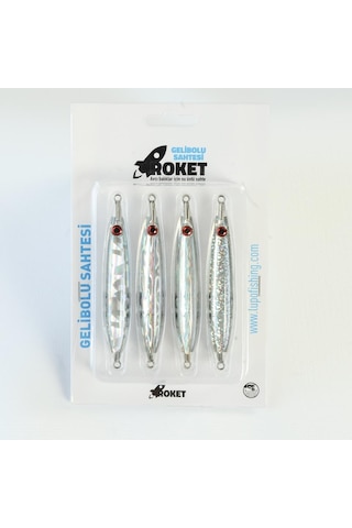 Gelibolu Sahtesi Roket 10Cm 23 Gr Suni Yem (4 Lü Set)