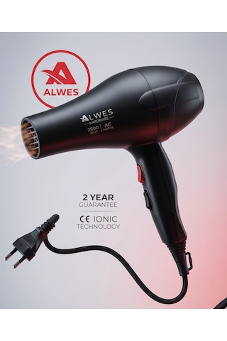 Alwes Hardware Pro Al-3002 Profesyonel Ve Ev Kullanıma Uygun Kuaför Fön Makinesi