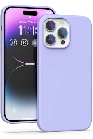 Yüksek Kaliteli İphone 13 Pro Uyumlu Kılıf Liquid Silikon Renk...