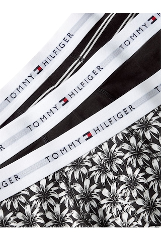 Tommy Hilfiger 3p Trunk Prınt+ Erkek Siyah Boxer - Um0um03753