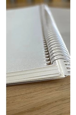 A4 Yırtılmaz Su Geçirmez Spiralli Defter, 60 Yaprak, Ofis İçin 124-Pembe