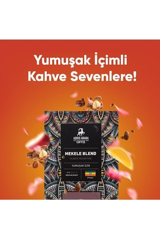 Addis Ababa Coffee Mekele Blend Kahve 1 KG Moka Pot