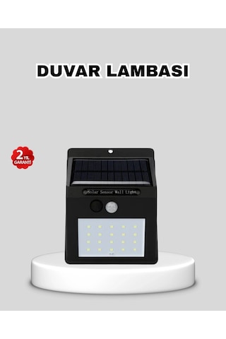 Güneş Enerjili 20 Led Hareket Sensörlü Lamba Ip65 Su Geçirmez Dış Mekan Aydınlatma Çok Renkli