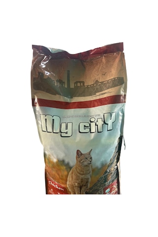My City Tavuklu Kuru Yetişkin Kedi Maması 15 KG