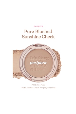 Peripera Pure Blushed Sunshine Cheek 08 Cotton Nude